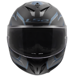 Helm RAPID III XTREM MATT BLACK BLUE PETROL
