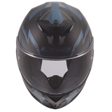 Helm RAPID III XTREM MATT BLACK BLUE PETROL