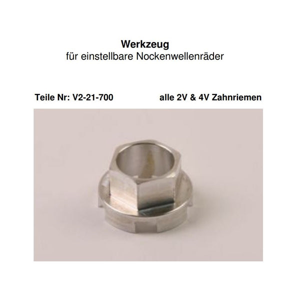 Werkzeug für einstellbare Nockenwellenräder